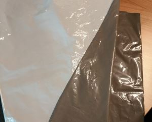 Opaque polyolefin shrink wrap packaging