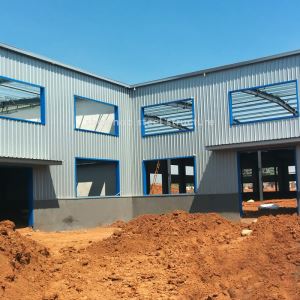 Prefab Light Steel Frame Structure Industrial Sheds Design Metal Warehouse Buildings