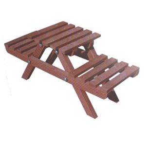 WPC Garden Picnic Table and Chair Set for 2 People