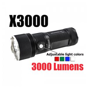 Tactical Light Rechargeable Spotlight Flashlight 3000 Lumen Combo Packages Night Vision Flashlight