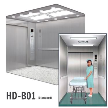 FUJI Machine Roomless Hospital Bed Elevator