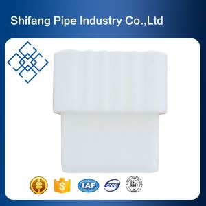 White Plastic UPVC Square Gutters and Downpipes Fittings