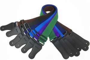 Poly Pro Guitar Strap Leather Ends