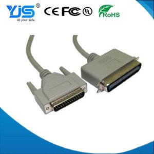 PVC Jacket Molded HP DB50P Connector to D Sub 50PIN 34Pair Twisted Copper Wire SCSI Cable with Screw Cable