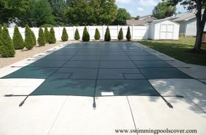 Mesh Swimming Pool Covers Outdoor for Oval Pool