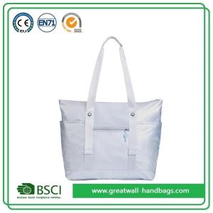 Promotional Large Casual Nylon Tote Bags with Zipper Closure