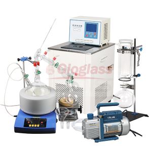 Complete Small Glass Fractional Distillation Kits with Short Path Head for Laboratory