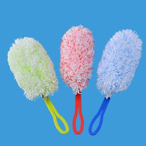 Disposable Microfiber Cleaning Duster with the Short Folding Handle for Home Cleaning