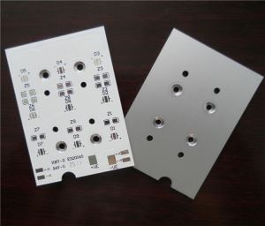 High Thermal Conductivity Aluminum Base White Solder Mask Cree LED Aluminum PCB