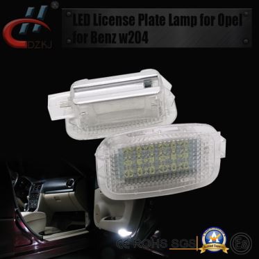 Pure White 3W W204 Courtesy Door Lamp For Benz