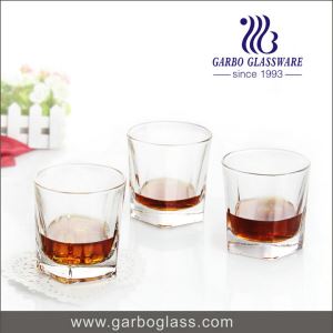250ml Clear Heavy Base Rock Glass Tumbler For Whisky Drinking