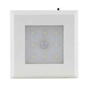 Battery Operated Square Plastic Night Light for Stairs