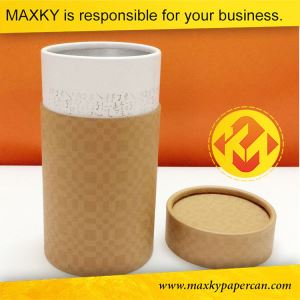 Food Grade Paper Tube Packing with Safe White Paper Round Tubes Packaging for Dry Foods