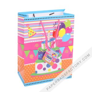 Luxury Kids Birthday Recycled Paper Party Bag Personalized Gift Bags