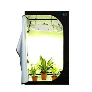 Green Film 100% Top Friendly PEVA Small Indoor Hydroponics Grow Tent Packages with 600D Fabric/steel/120x120x200cm