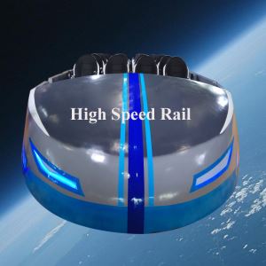 Easyfun Customized High Speed Train Design Big 9D VR Cinema For Virtual Reality Experience Hall