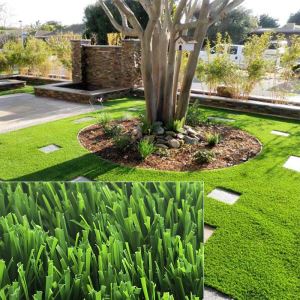 Landscape Artificial Grass Good Wear-resistance With Bright Green Comfortable for Life