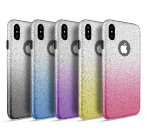 Wholesale Bling Luxury Glitter Cute Cover Dual Layer Fashion Phone Case For Apple IPhone 8
