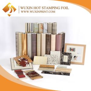 PET Wood Pattern PS Photo Picture Frame Molding Hot Stamping Foil