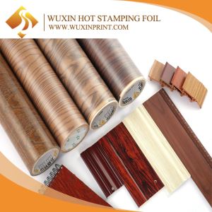Wood Design Real Color Anti Scratch PVC ABS Hot Stamping Foil 640mm*500m