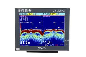 15 Inch 1000~5000W 50/200KHz Colour Fish Finder and Depth Finder for Boats