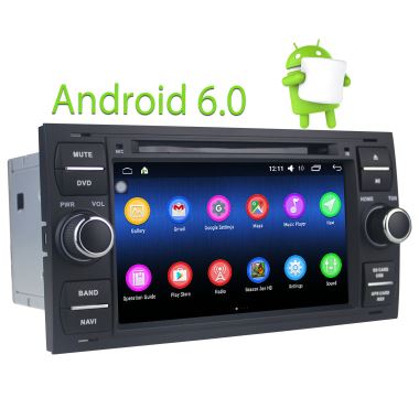 7 Inch 2GB Black Android 6.0 Ford in Dash Car Radio Head Unit for Fusion Fiesta C Max