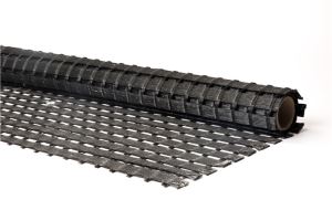 High Strength Uniaxial PVC Coated Polyester Geogrid for Retaining Walls and Slope Stabilization