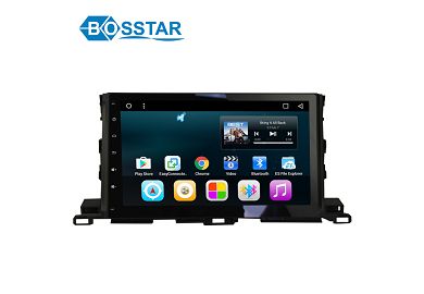 Toyota Highlander 2015 Android Car Stereo DVD Radio GPS System with WiFi and 1GB RAM and 16 GB Rom Touch Screen Car DVD Multmedia GPS