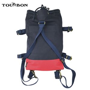 Tourbon Road Bike Riding Small Backpack Cycling Bicycle Frame Bag Waterproof Canvas