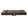 Tourbon Vintage Leather Over and Under Hard Sided Gun Case for Sale