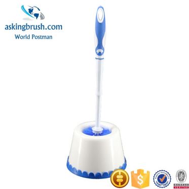 Toilet Bowl Scrubber with Round Holder