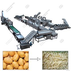 Automatic Frozen French Fries Machine Production Line 500 Kg/h