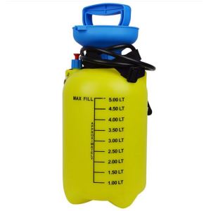 Pump Up Action Spray Bottle for Garden Good Quality Trigger Sprayer Head 5L Yellow Pressure