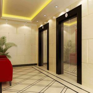 MRL Lift Small Apartment Block Elevators Hydraulic Machine Room Less Elevator