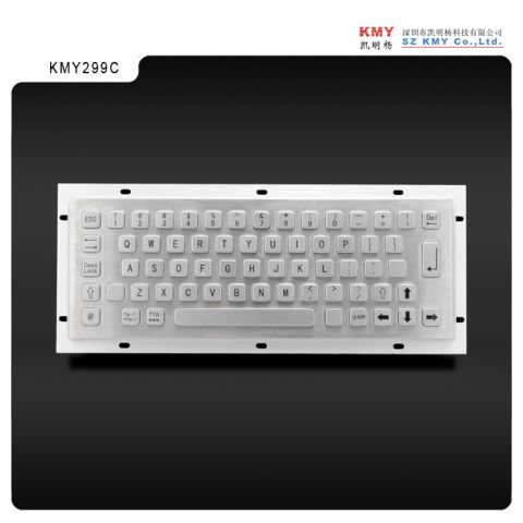 Rugged Waterproof IP65 Stainless Steel Metal Keyboard