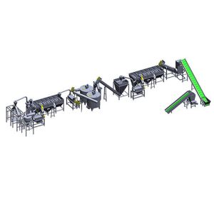 HDPE Plastic Recycling Machine for HDPE Flakes Washing Line