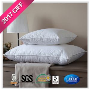 Down and Feather Blend 100% Cotton Cover Premium Bed Pillow