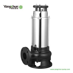 Stainless Steel Cutting Sewage Submersible Electric Pump 220/380V 3/2hp