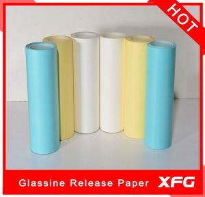 Natural and Silicone Coated and High Quality Glassine Release Paper for Release Liner and Label Industry in Roll