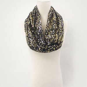 Fashion Foil Printing Scarves for Spring and Summer