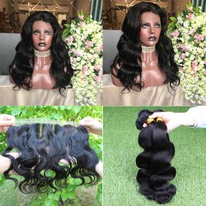 Best Body Wave Lace Frontal Closure Ear To Ear With Human Hair Bundles For Sale