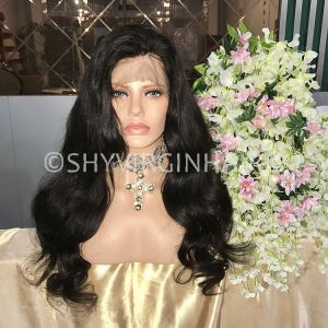 Peruvian Virgin Human Hair Full Lace Wigs with Baby Hair for African American Black Women