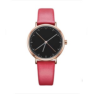 Ladies Leather Bracelet Metal Brand Japanese Movt Watches