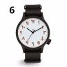 Arabic Japanese Numbers Leather Strap Allloy Watch Waterproof Men Watches Cheap