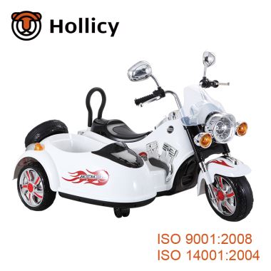 Children Two Seats Battery Operated Motorcycle Vintage Motorbike with LED Lights SX138