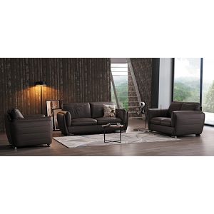 Comfortable Wide Seat Home Furniture Sofa Sets with High Back and Zigzag Stitching