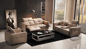 Modern Electric Sofa Recliners with Power Headrests