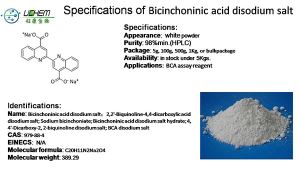 Key Component of BCA Assay Bicinchoninic Acid Disodium Salt 979-88-4 Supplied with High Purity and Competitive Price in China