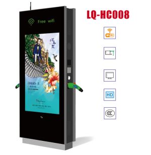 Electric Vehicle Charging Pile with Outdoor Advertising LCD Poster