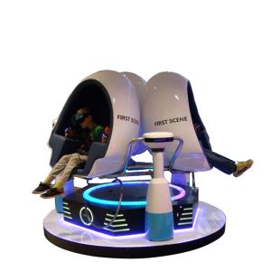 Blue Seat 9D Egg Vr Cinema 3 Seats 9D Vr Cinema System With Wonderful 9D Movies